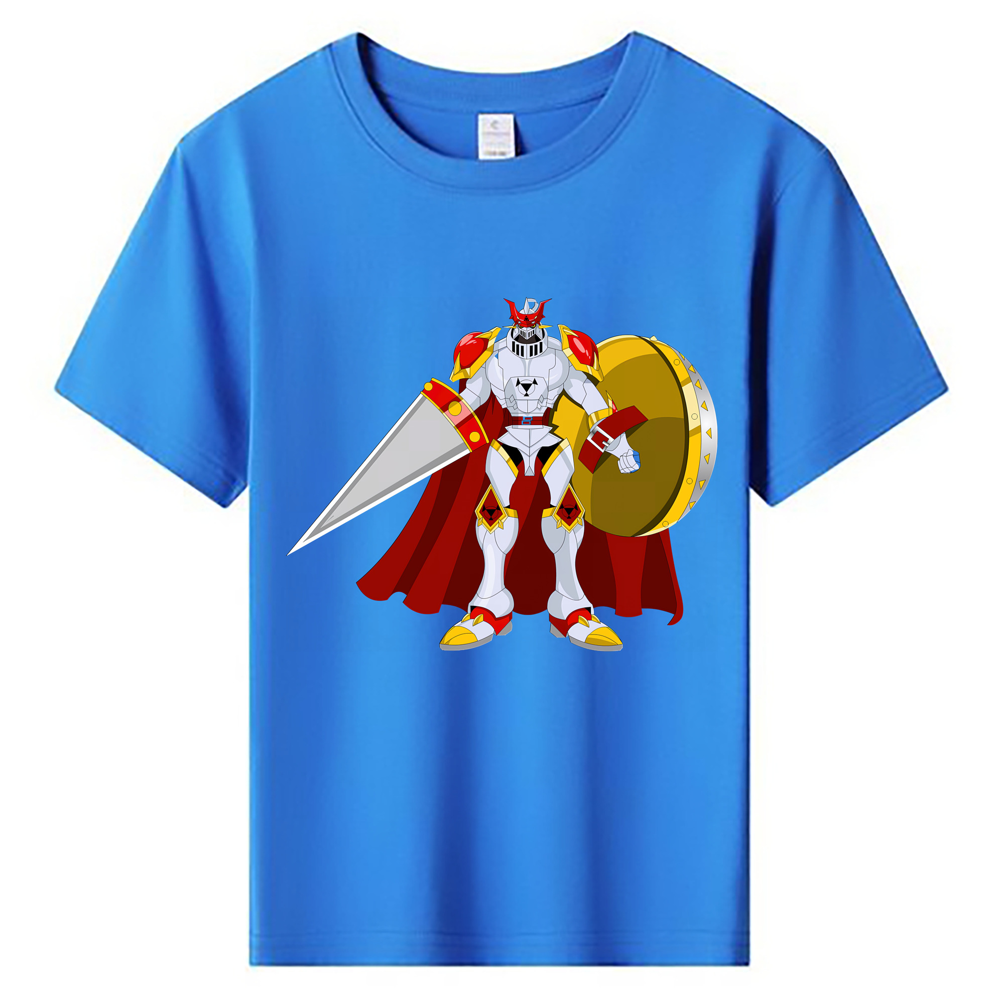 （画像用） Digimon デジタルモンスター/デジモン 綿100％キッズTシャツ（フロントプリント）